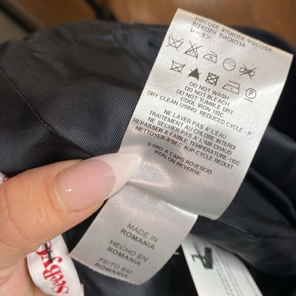 see by chloe wool blend Black asymmetrical skirt - Picture 8 of 11